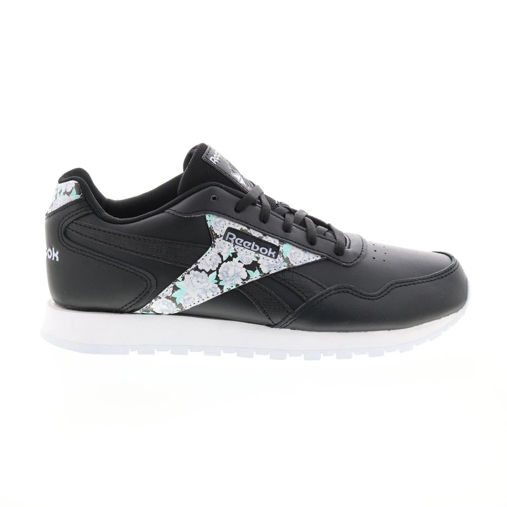Reebok Classic Harman Run GX6098 Women’s Lifestyle Sneakers, Black/White/Aqua
